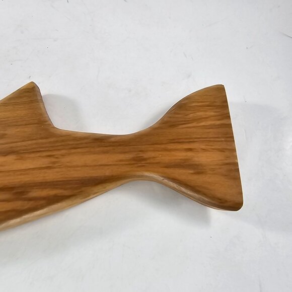 Erik Jorgensen Zebra Wood Fish Magic Balancing Wine Bottle Stand - Picture 7 of 8